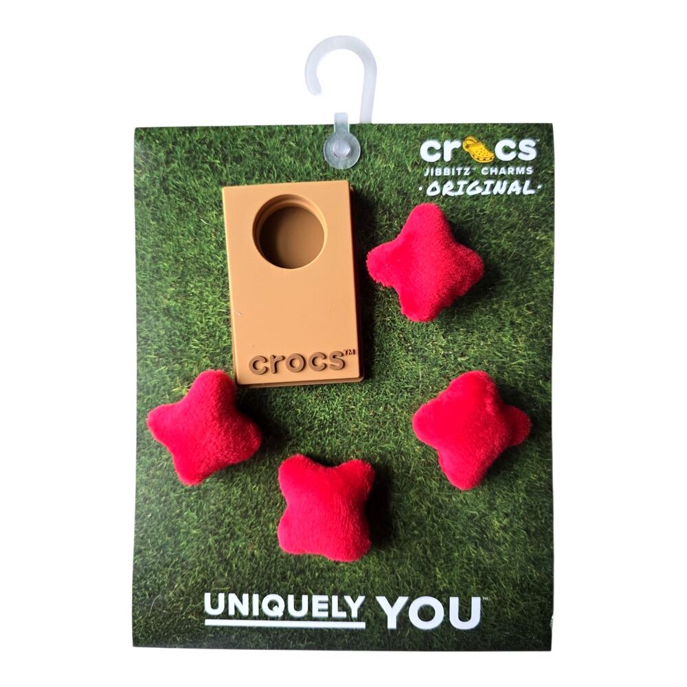 Crocs Jibbitz Cornhole 5 Pack Bean Bag Toss Tailgate Backyard Game Shoe Charms